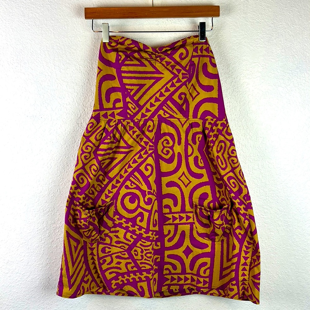 Perfect Hinano strapless cover up dress boho vibes L